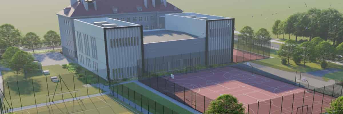 Upragniona hala sportowa przy Szkole Podstawowej nr 76 we Wrocławiu